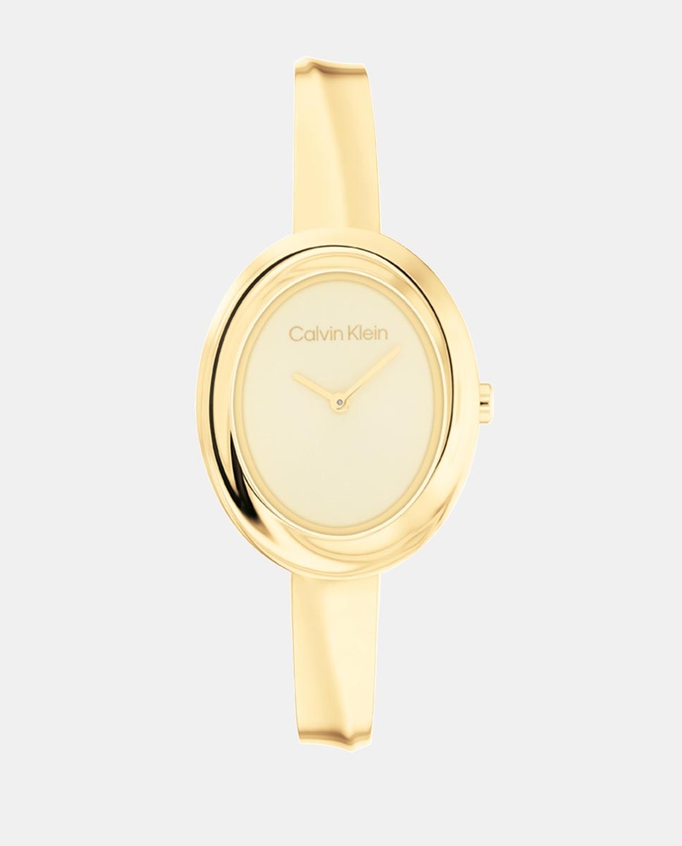Imagen 0 de Reloj CK Twisted Bezel 25100056 de acero con pulsera Oro