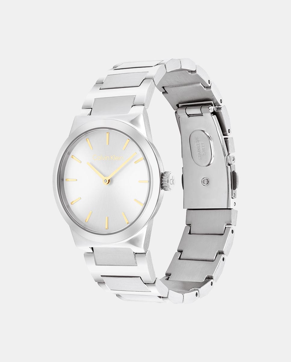 Reloj de mujer Linear Elegance 25100076 de acero - Calvin Klein - Plata Plata-2