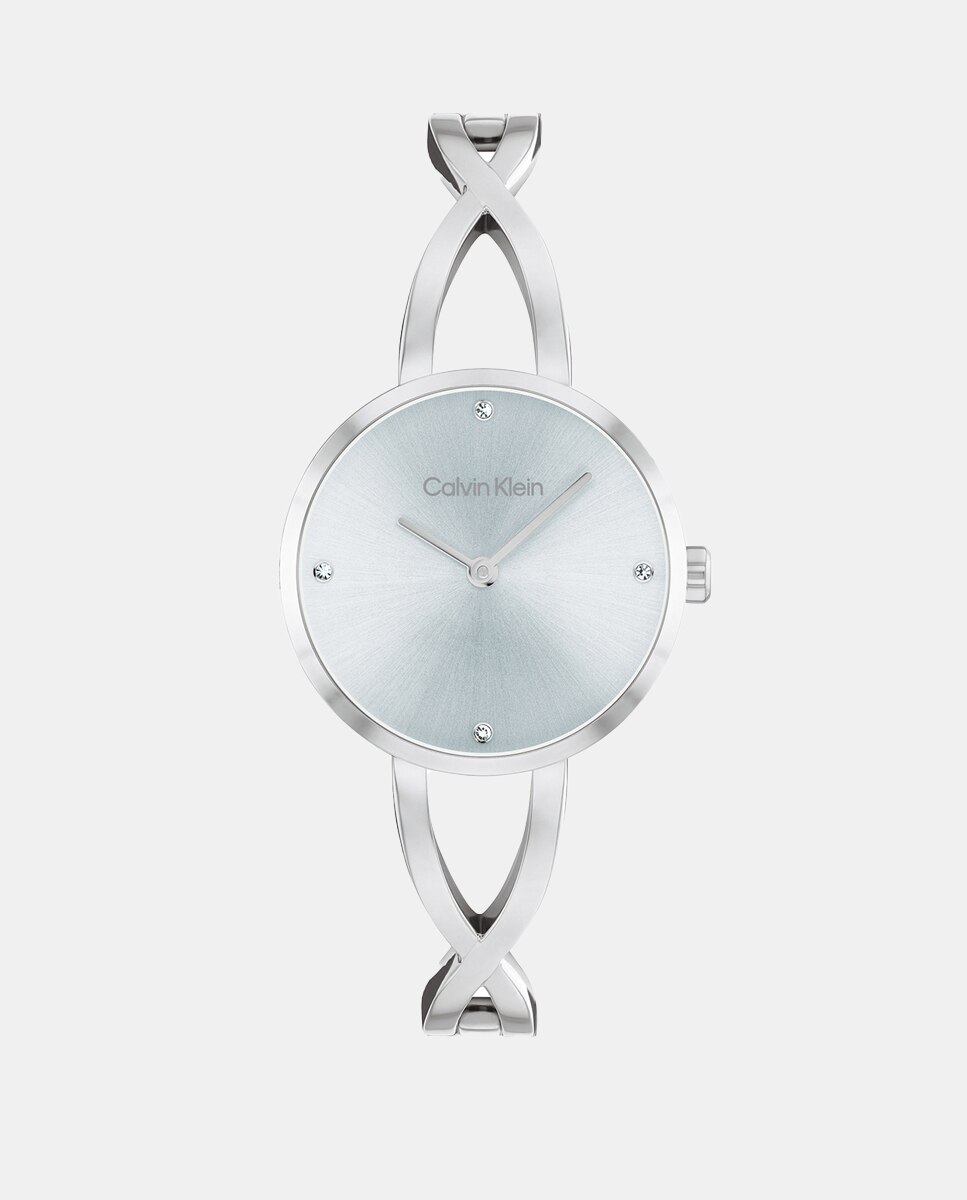 Imagen 0 de Reloj de mujer Sculpted Embrace 25100058 de acero Plata