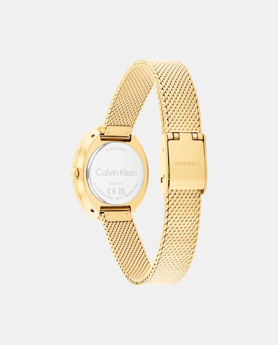 Reloj de mujer Twisted Bezel 25100152 de acero dorado - Calvin Klein - Verde Verde-3