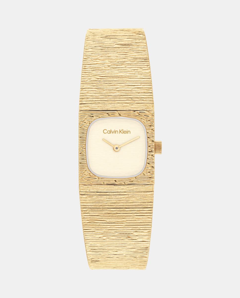 Imagem 0 de Relógio Sophisticated Square 25100178 de aço dourado