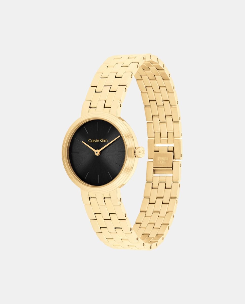Relógio Forme 25100187 de aço dourado Preto-2