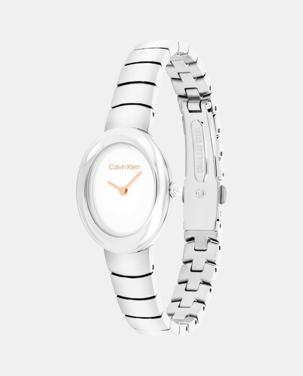 Relógio Twisted Bezel 25100149 de aço Branco-2