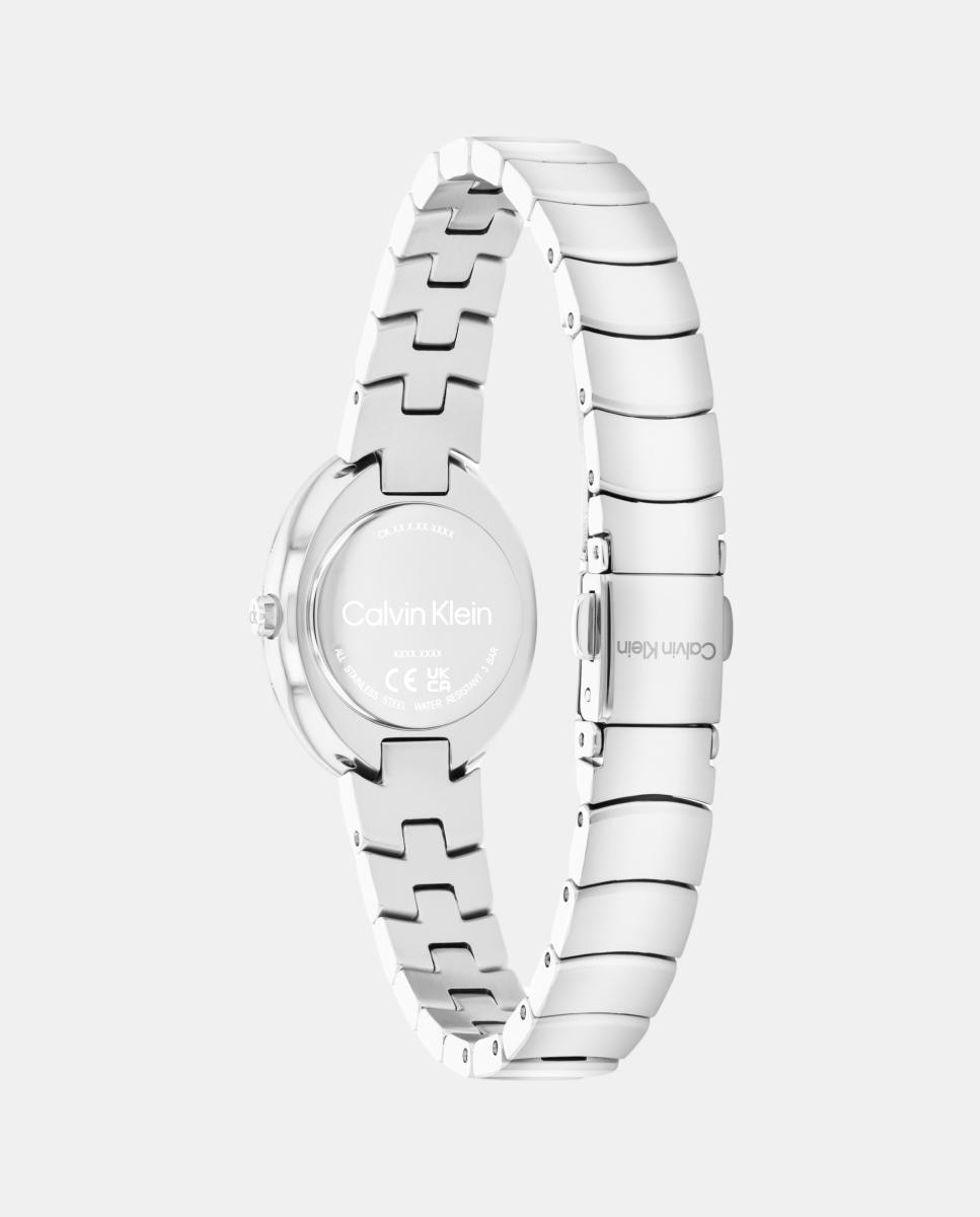 Relógio Twisted Bezel 25100149 de aço Branco-3