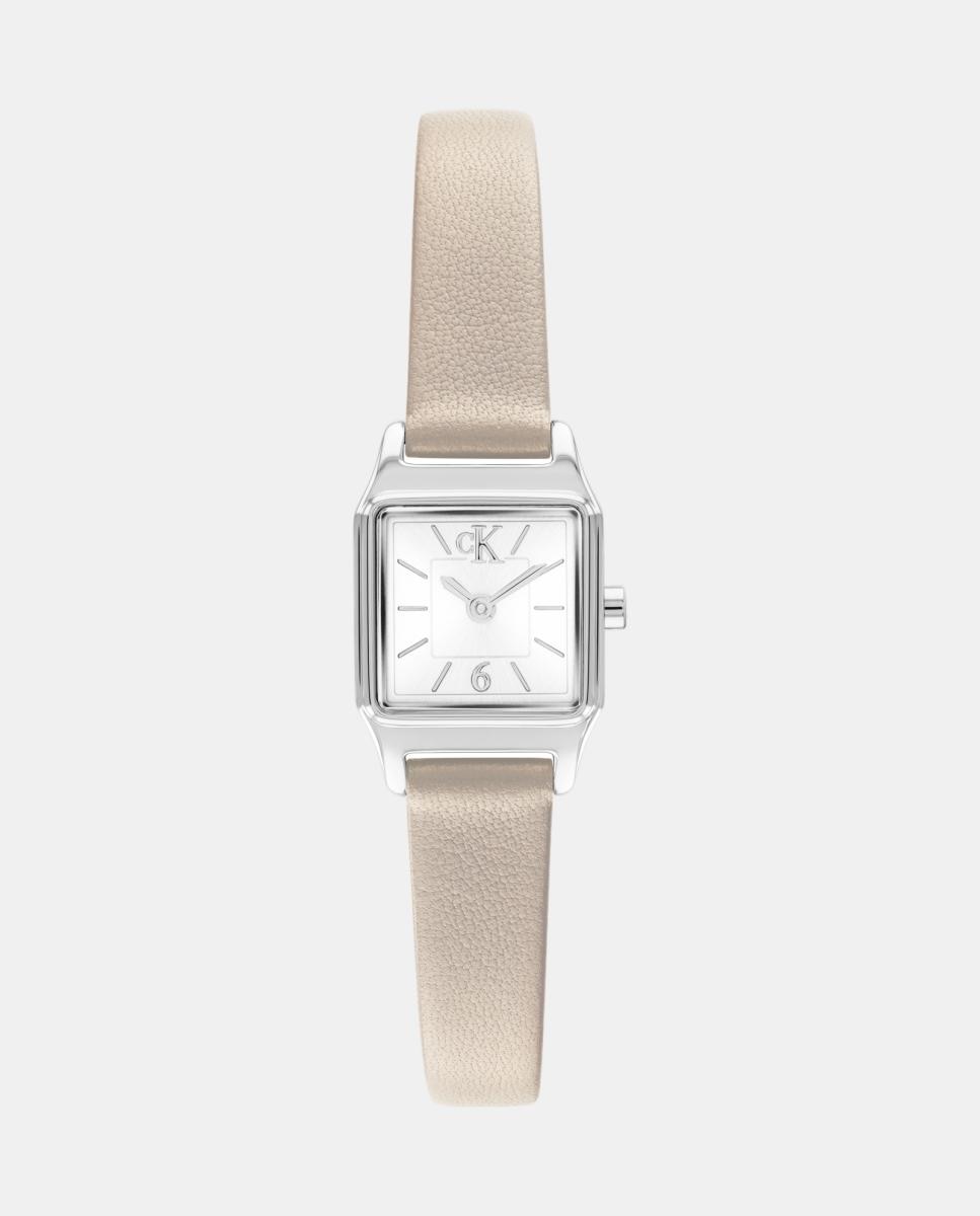 Reloj de mujer Soft Form 25100235 de piel gris - Calvin Klein - Blanco Blanco-1