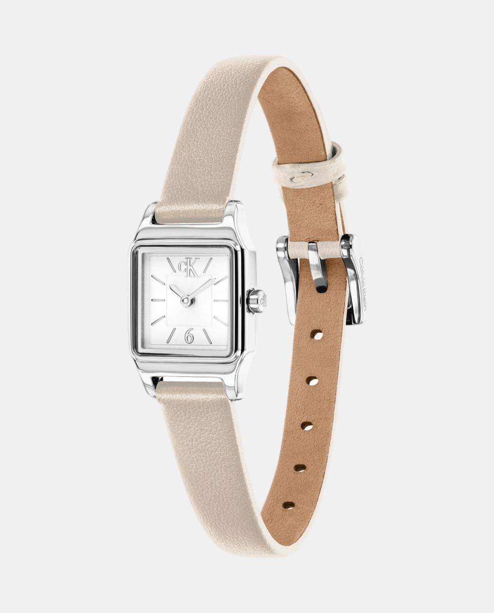 Reloj de mujer Soft Form 25100235 de piel gris - Calvin Klein - Blanco Blanco-2