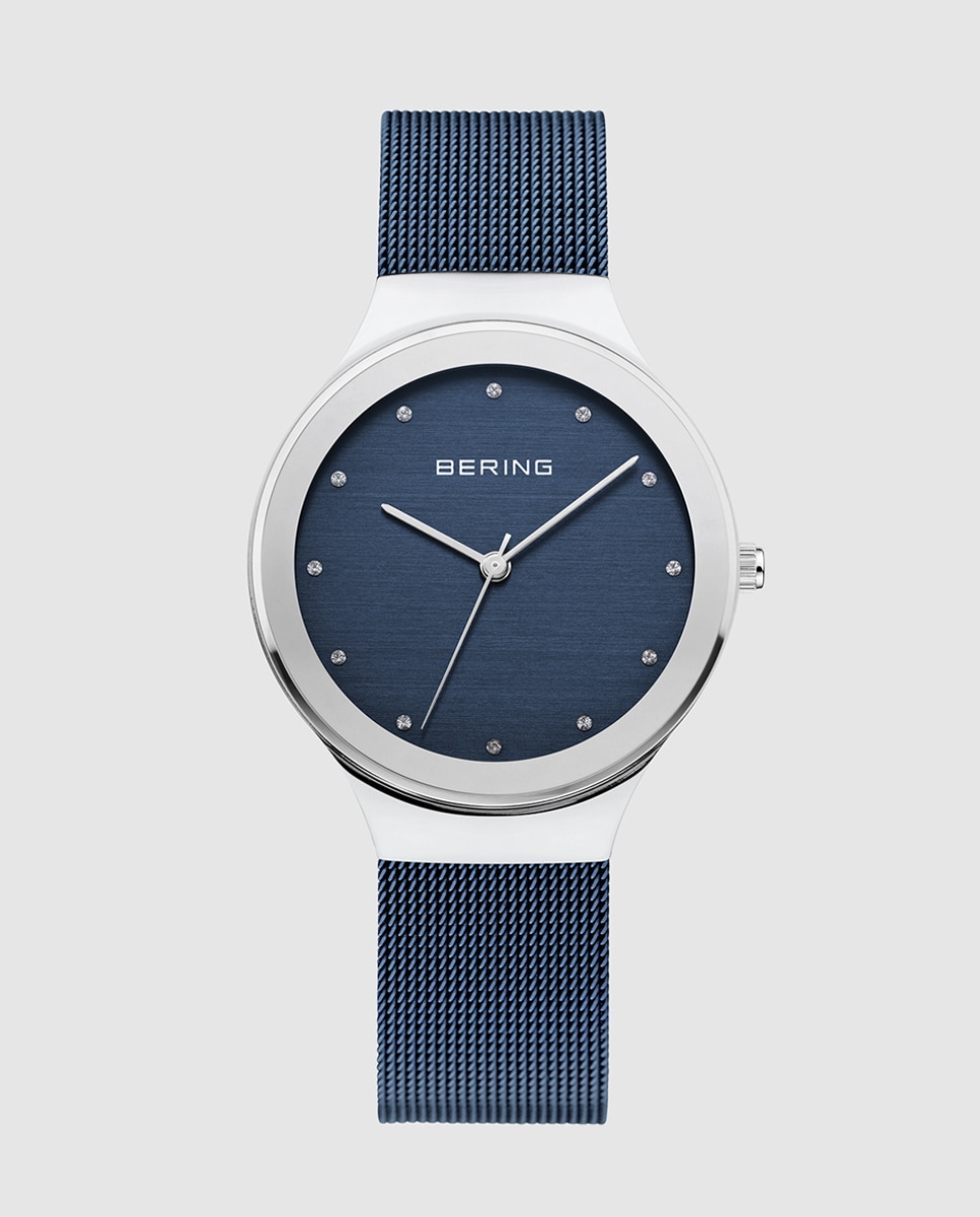 Reloj de mujer Bering 12934-307 de acero azul Azul Azul-1