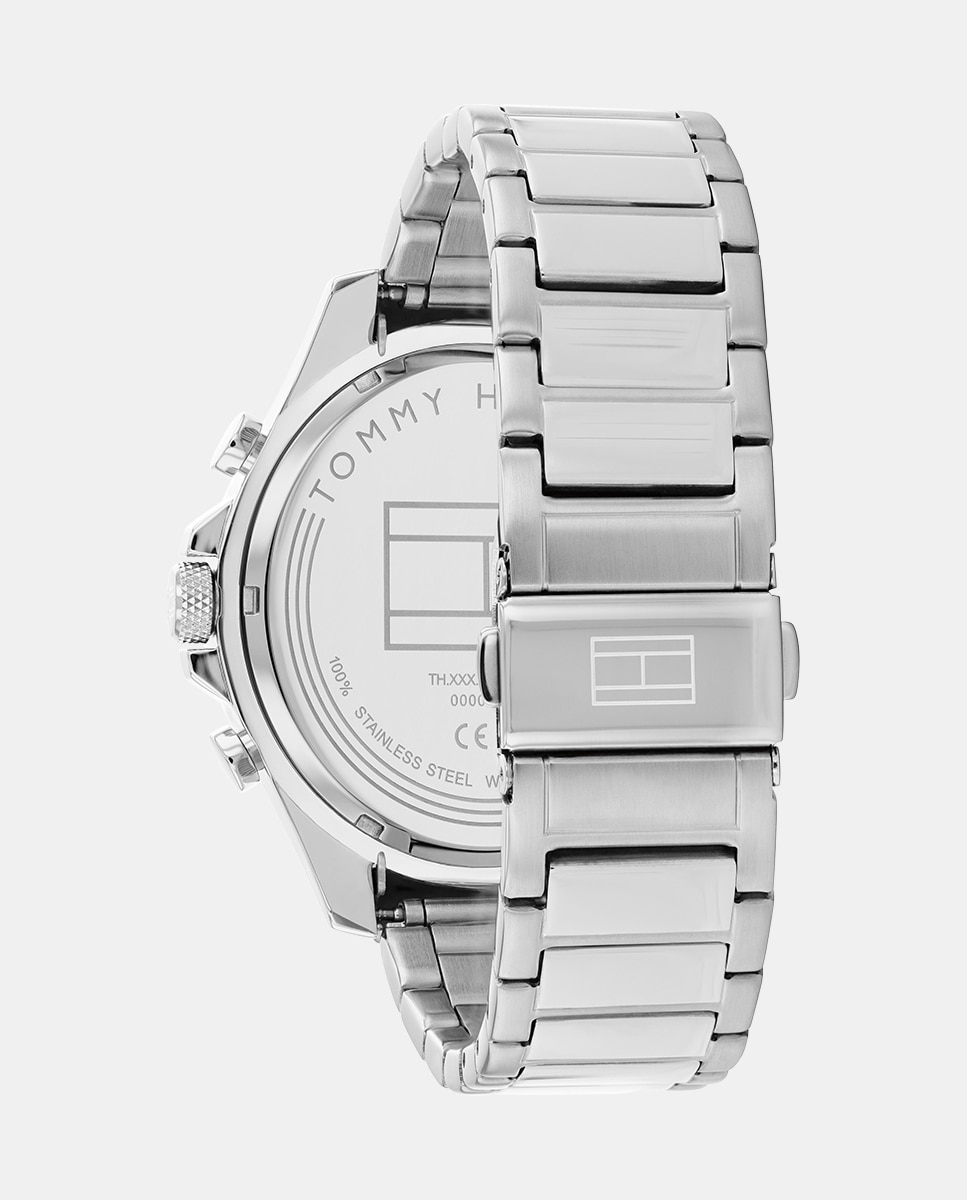 Reloj de hombre Clark 1792080 multifunción de acero - Tommy Hilfiger - Plata Plata-2