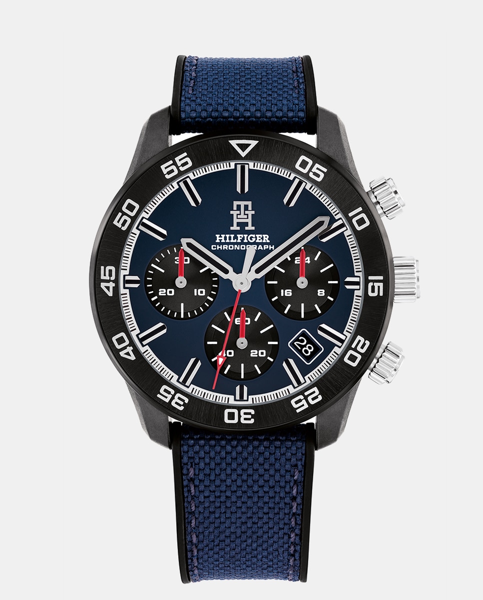 Relógio TH85 Carbon 1792183 Cronógrafo de Nylon - Preto Multicolor-1