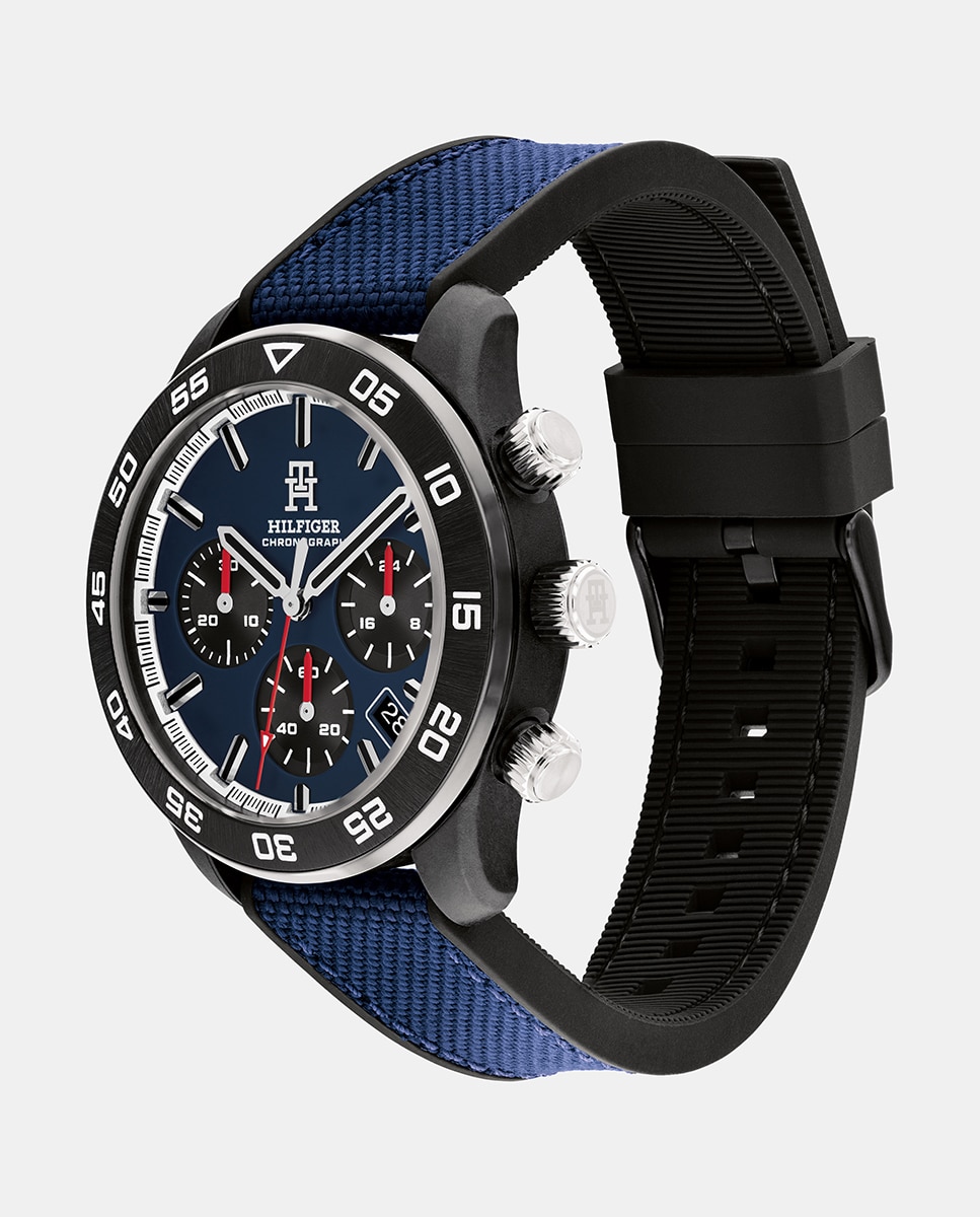 Relógio TH85 Carbon 1792183 Cronógrafo de Nylon - Preto Multicolor-2