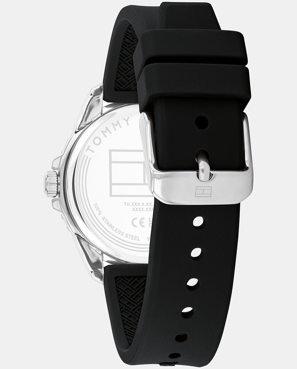 Reloj de niño Boys 1720046 de silicona azul - Tommy Hilfiger - Negro Negro-3