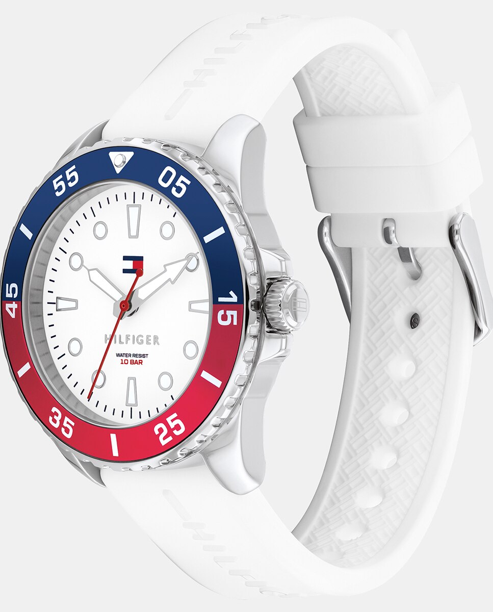 Reloj de niño Boys 1720050 de silicona - Tommy Hilfiger - Blanco Blanco-2
