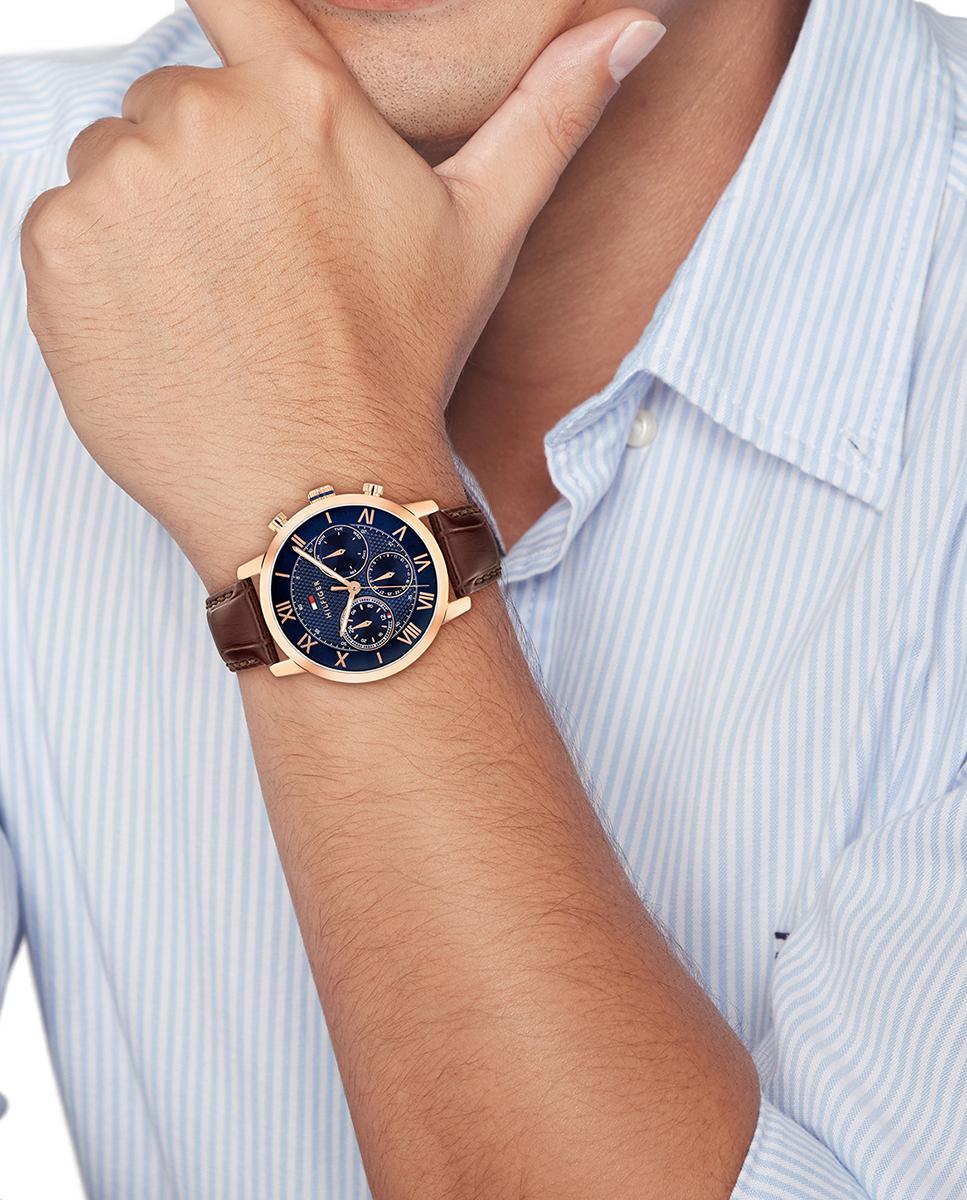 Imagen 4 de Reloj de hombre Th-Oxford 1710727 de acero - Tommy Hilfiger - Azul Azul