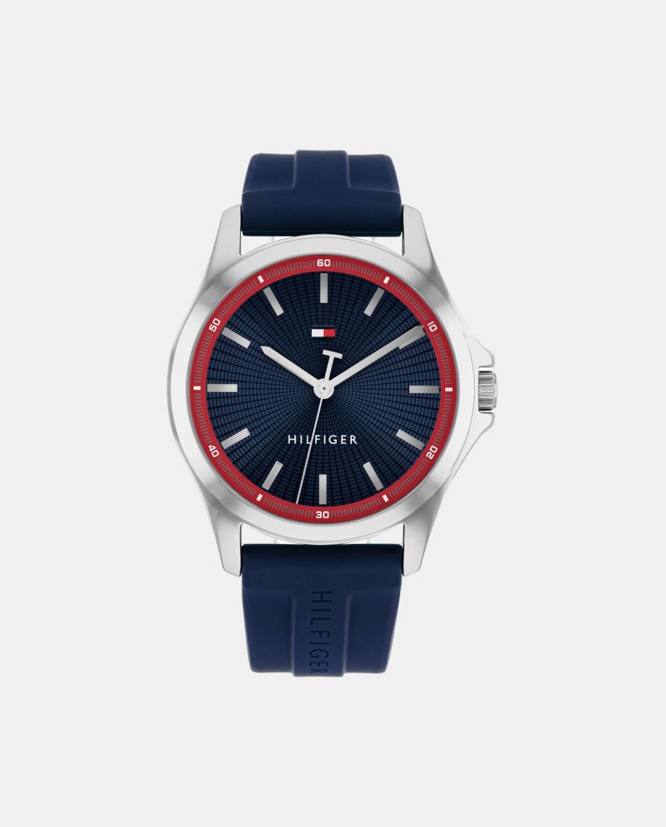 Imagen 0 de Reloj de hombre Bruce 1710738 de silicona azul Azul marino