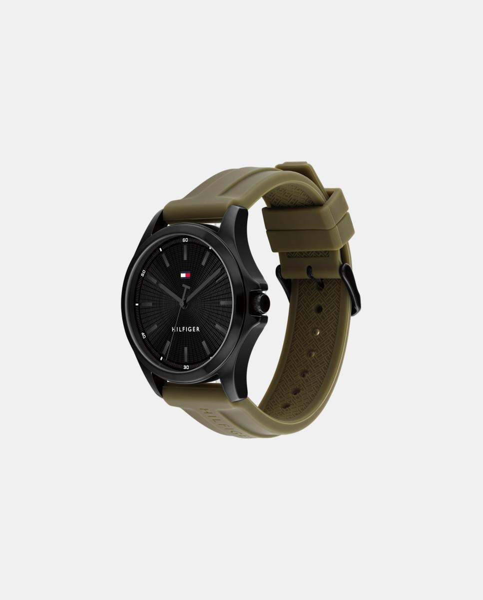 Reloj de hombre Bruce 1710741 de silicona verdes - Tommy Hilfiger - Negro Negro-2