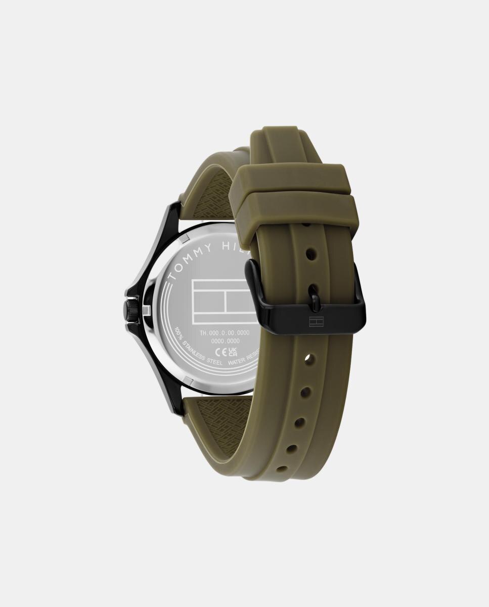 Reloj de hombre Bruce 1710741 de silicona verdes - Tommy Hilfiger - Negro Negro-3