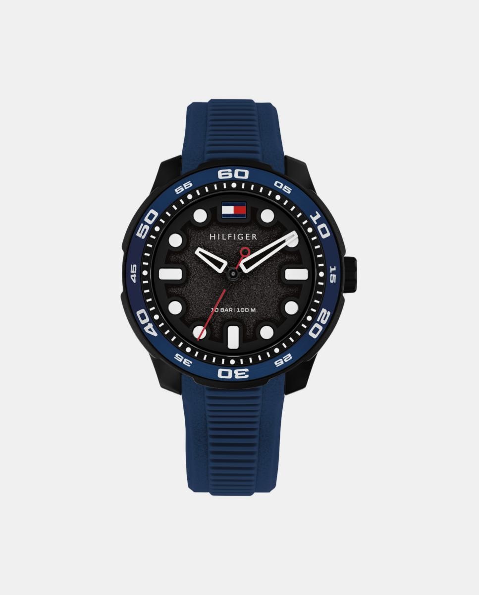 Imagen 0 de Reloj de niño TH - Regatta 1720053 de silicona azul Negro