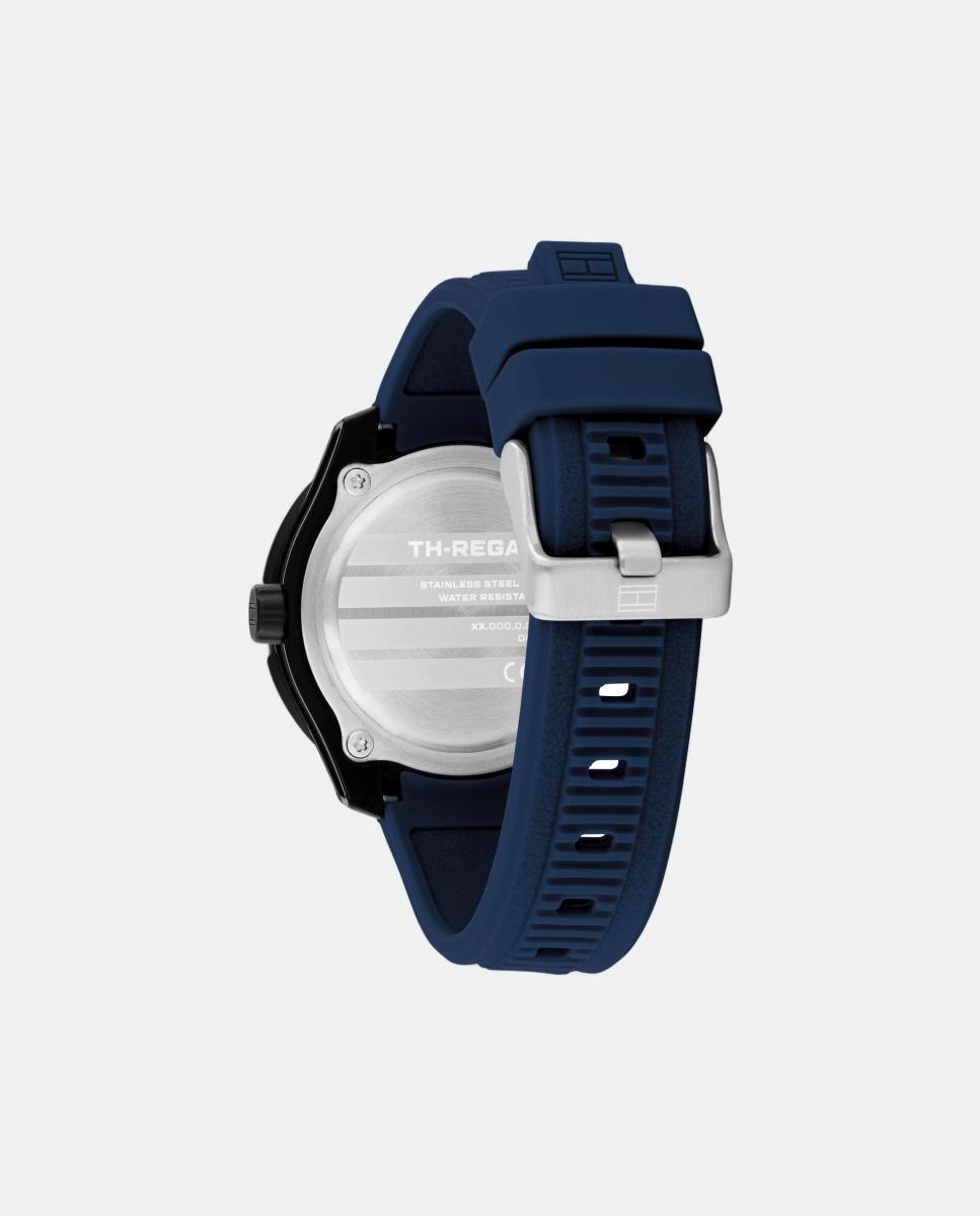 Reloj de niño TH - Tommy Hilfiger - Regatta 1720053 de silicona azul - Negro Negro-3