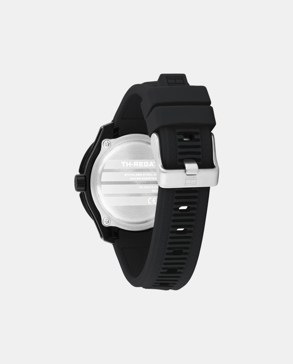 Reloj de niño TH - Regatta 1720054 de silicona negro Negro Tommy Hilfiger Negro-3
