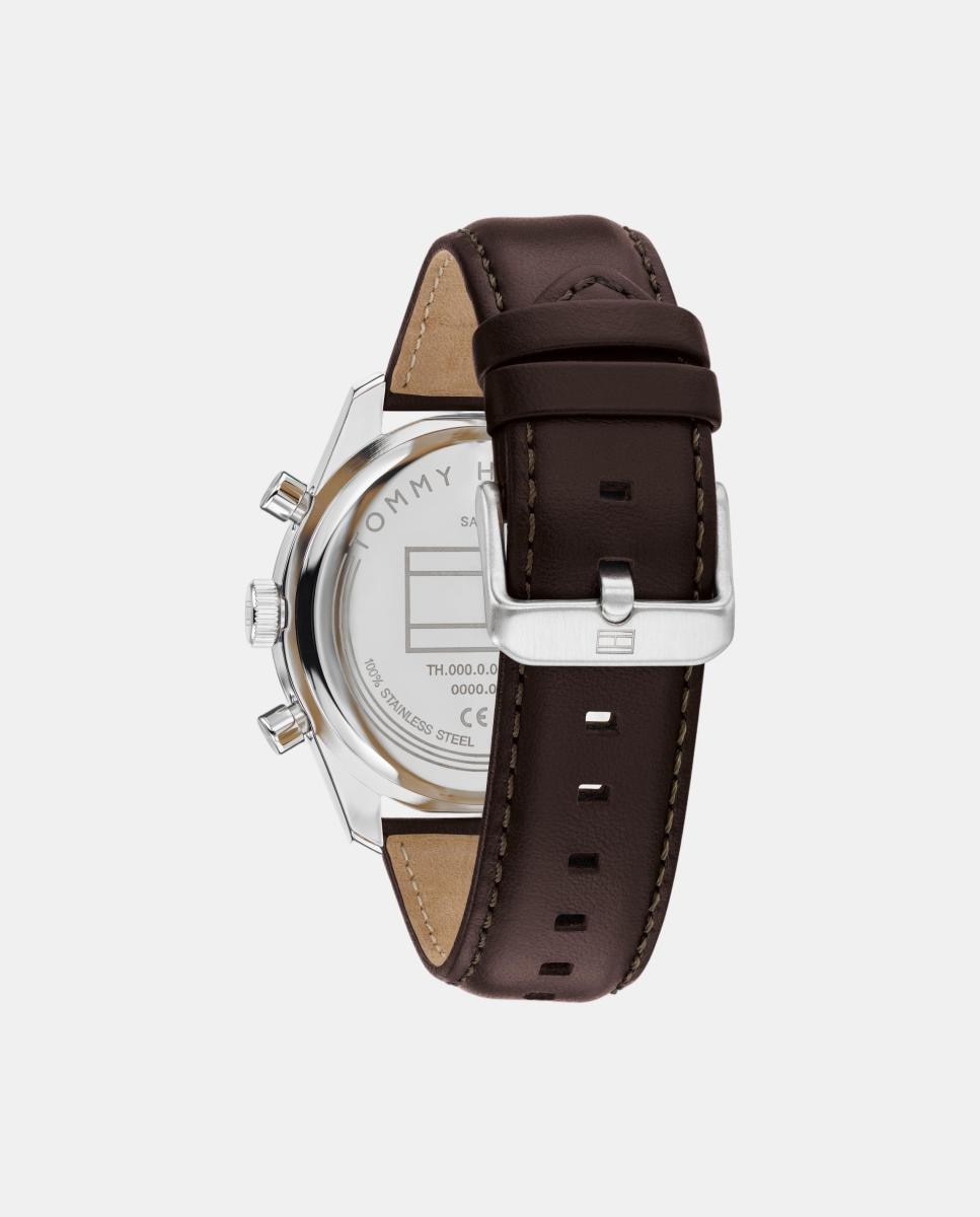 Relojes de hombre Hampton 1792276 multifunción de piel - Tommy Hilfiger - Azul marino Azul marino-3