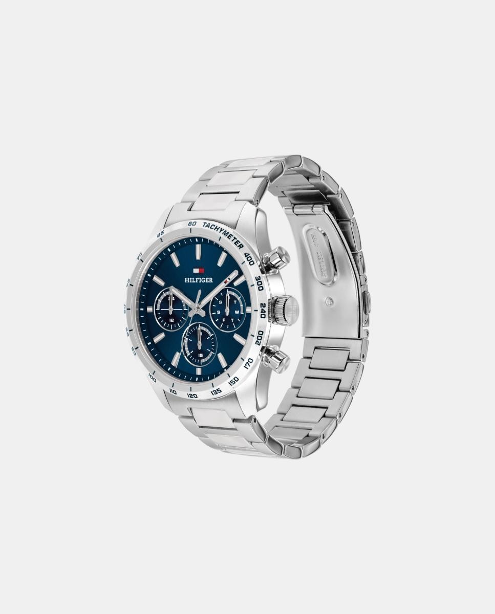 Reloj hombre Hampton 1792278 multifunción de acero - Tommy Hilfiger - Azul marino Azul marino-2