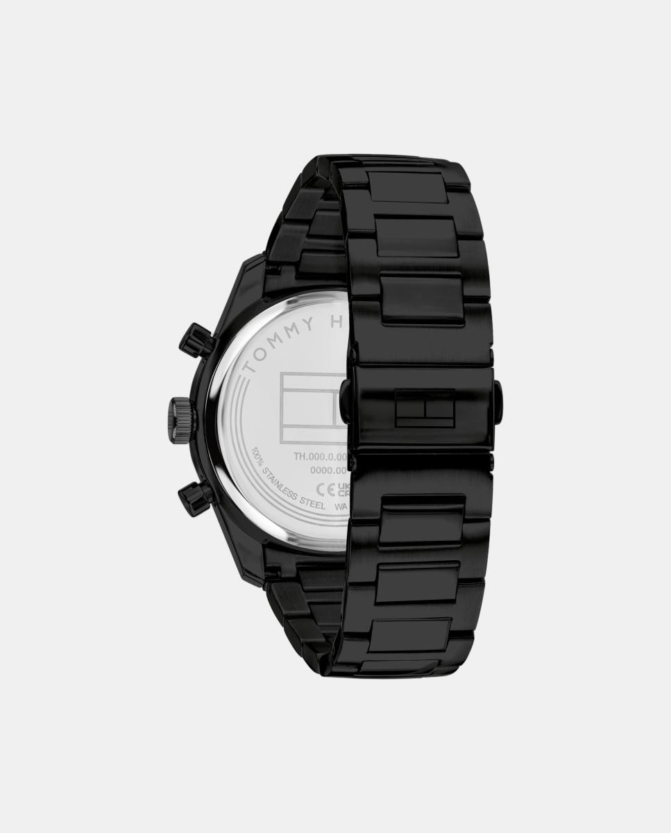 Reloj hombre Hapton 1792280 multifunción de acero - Tommy Hilfiger - Negro Negro-3