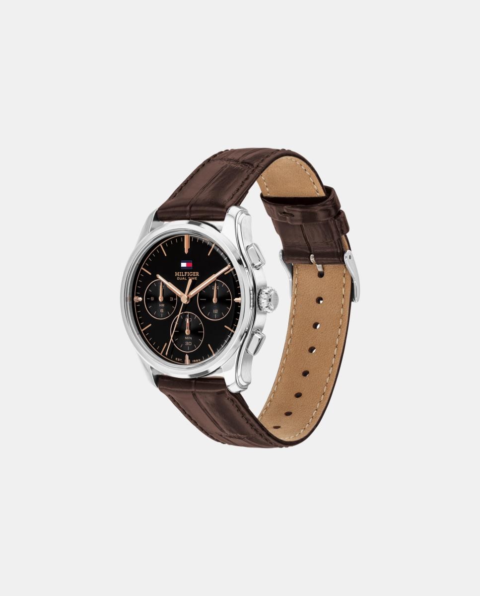 Reloj hombre The Empire 1710808 de piel marrón - Tommy Hilfiger - Negro Negro-2