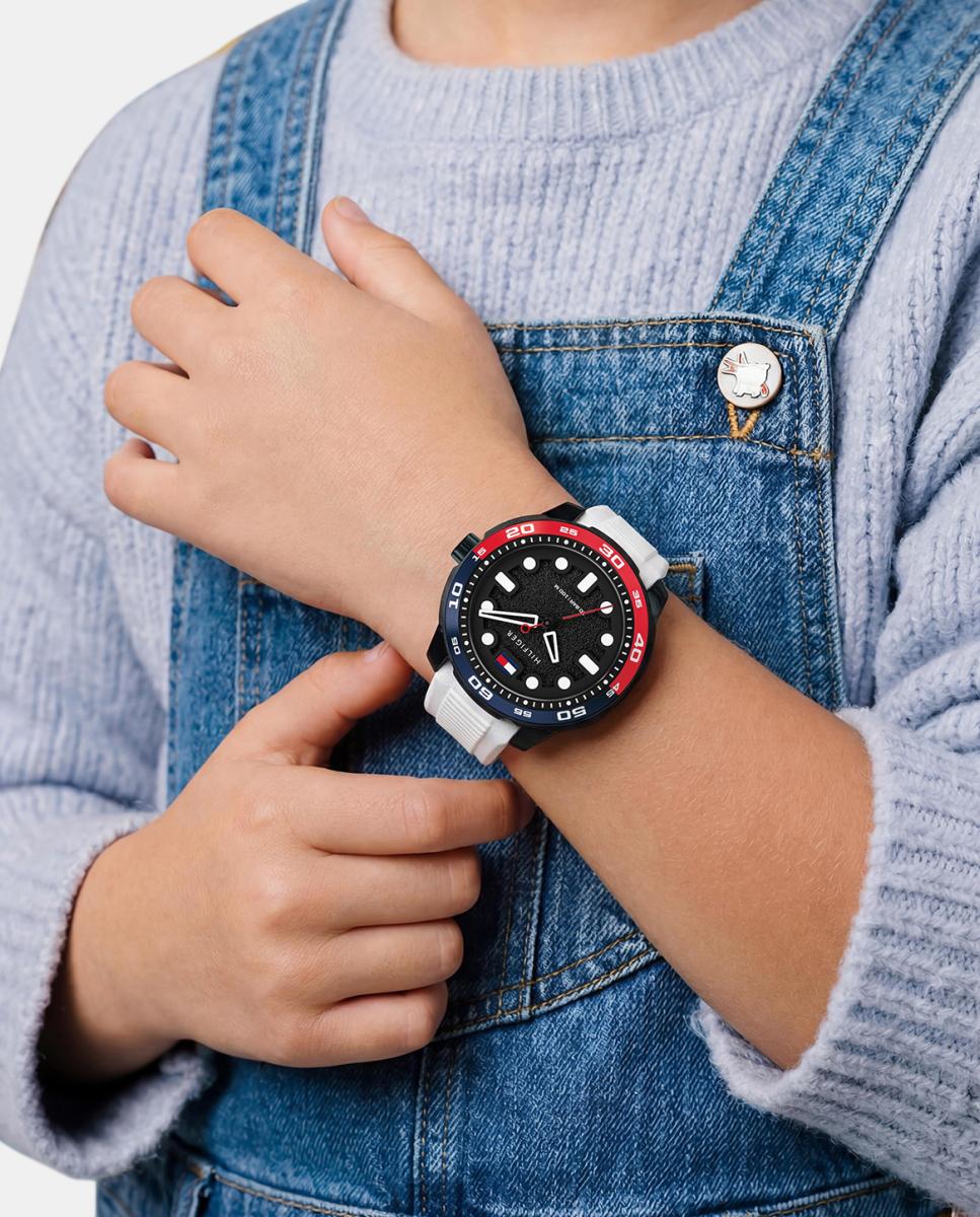 Reloj de niño Regatta Kids 1720060 de silicona blanco - Tommy Hilfiger - Negro Negro-4