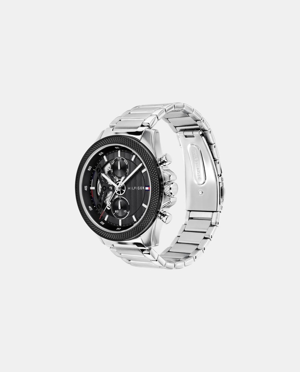 Reloj de hombre Clark 1792289 multifunción de acero - Tommy Hilfiger - Negro Negro-2