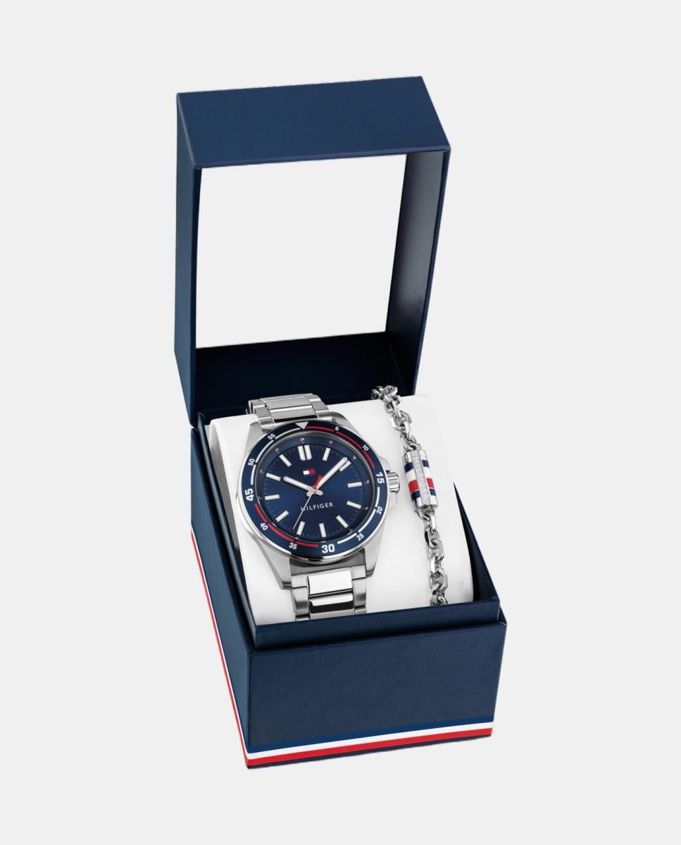Reloj de hombre Giftset 2770253 con pulsera - Tommy Hilfiger - Azul marino Azul marino-1