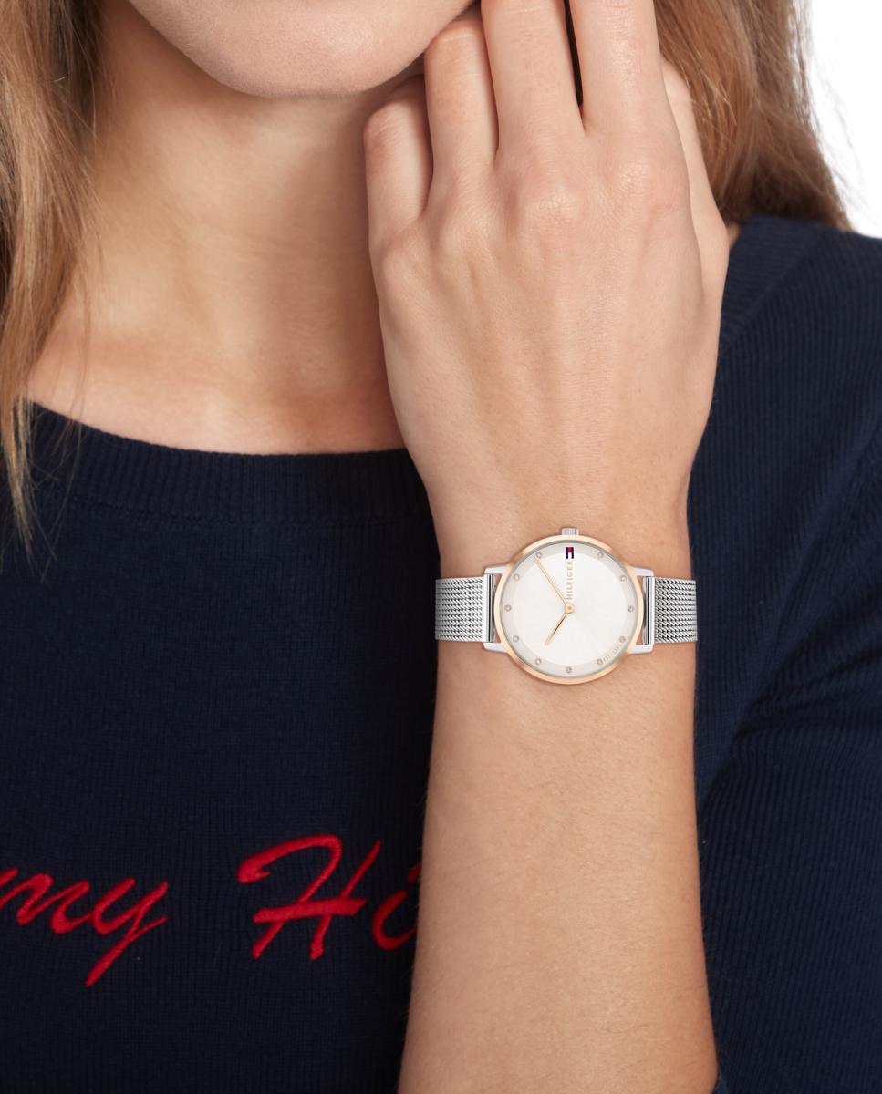 Reloj de mujer Pippa 1782666 de malla de acero - Tommy Hilfiger - Plata Plata-4