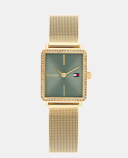 Imagen 0 de Reloj de mujer Tea  1782791 de malla de acero dorado