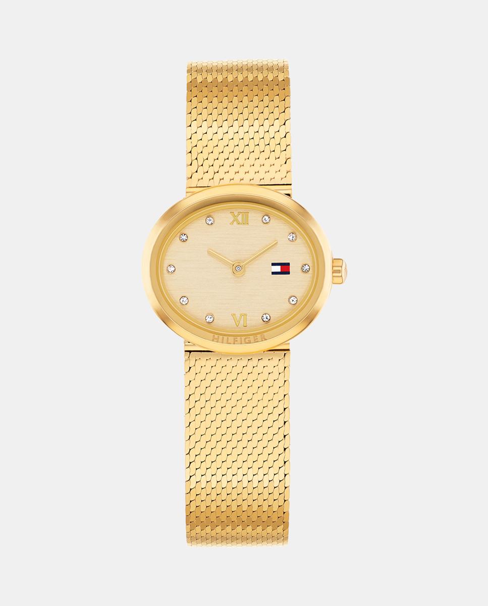 Reloj de mujer Moira 1782847 de malla milanesa de acero inoxidable pavonada en oro - Tommy Hilfiger - Plateado Plateado-1