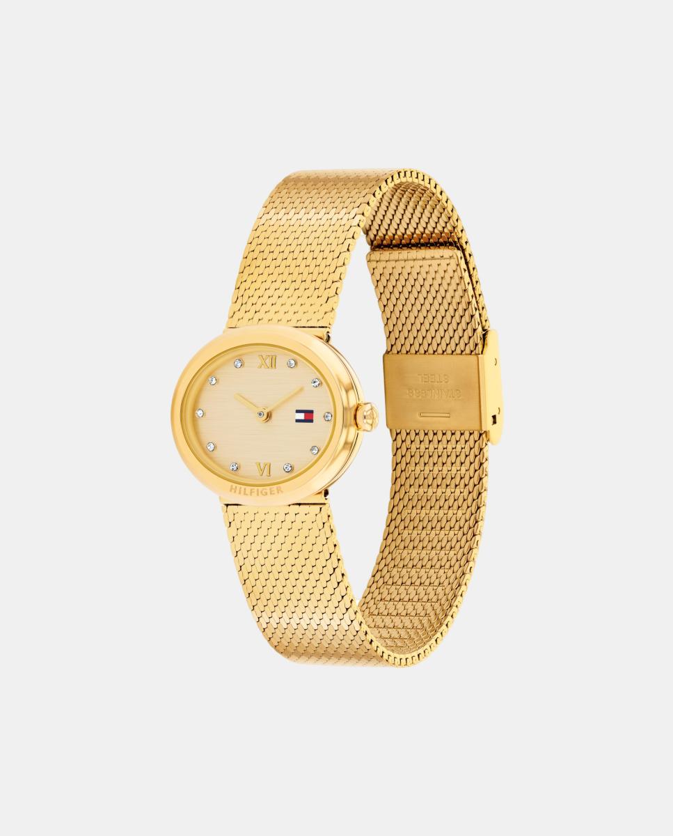 Reloj de mujer Moira 1782847 de malla milanesa de acero inoxidable pavonada en oro - Tommy Hilfiger - Plateado Plateado-2