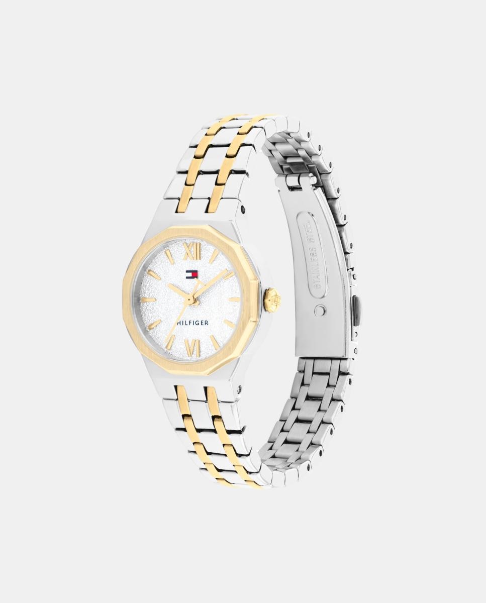 Relógio Mackenzie 1782888 de aço dourado Prata-2