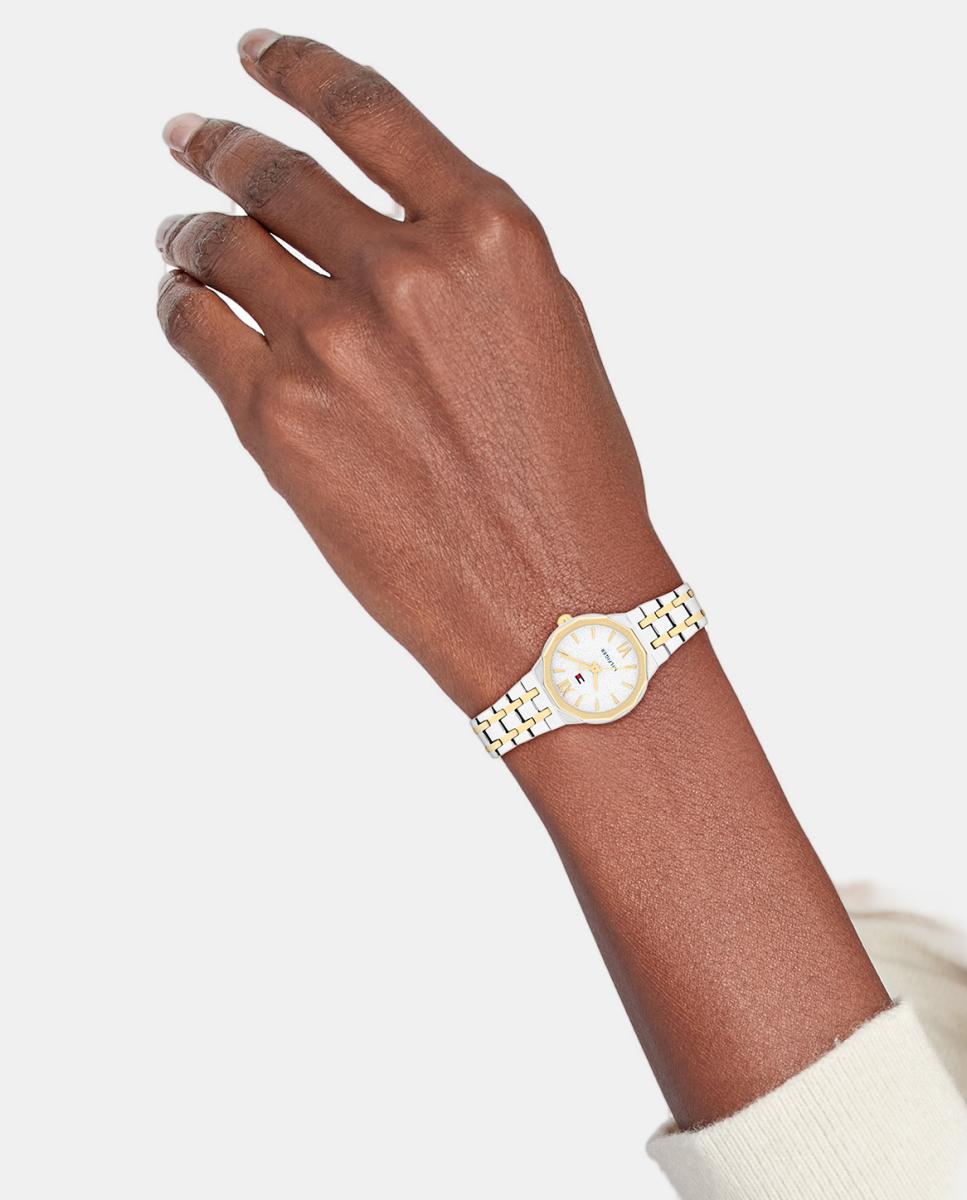 Relógio Mackenzie 1782888 de aço dourado Prata-4