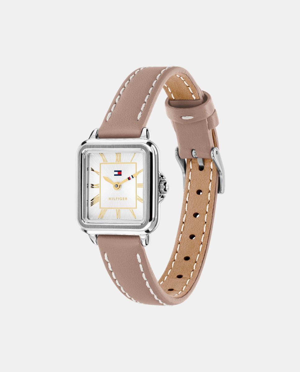 Reloj de mujer Mia 1782917 de piel gris - Tommy Hilfiger - Blanco Blanco-2
