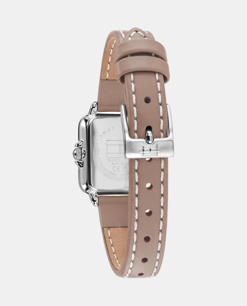 Reloj de mujer Mia 1782917 de piel gris - Tommy Hilfiger - Blanco Blanco-3