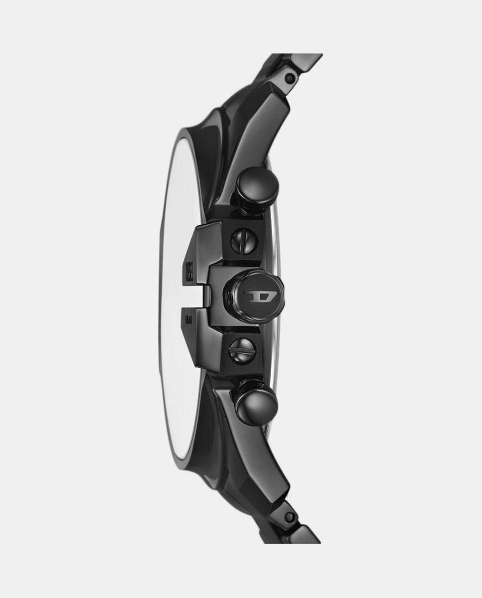Relógio Mega Chief Slim DZ4689 Cronógrafo de Aço - Preto Multicolor-3