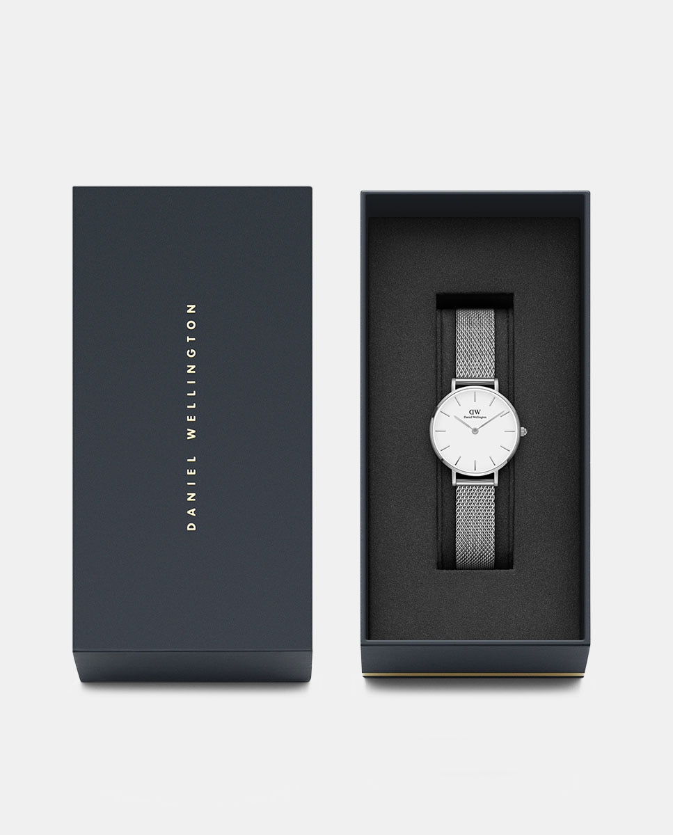 Imagen 2 de Reloj de mujer Petite Mesh DW00100220 de malla de acero - Daniel Wellington - Plata Plata