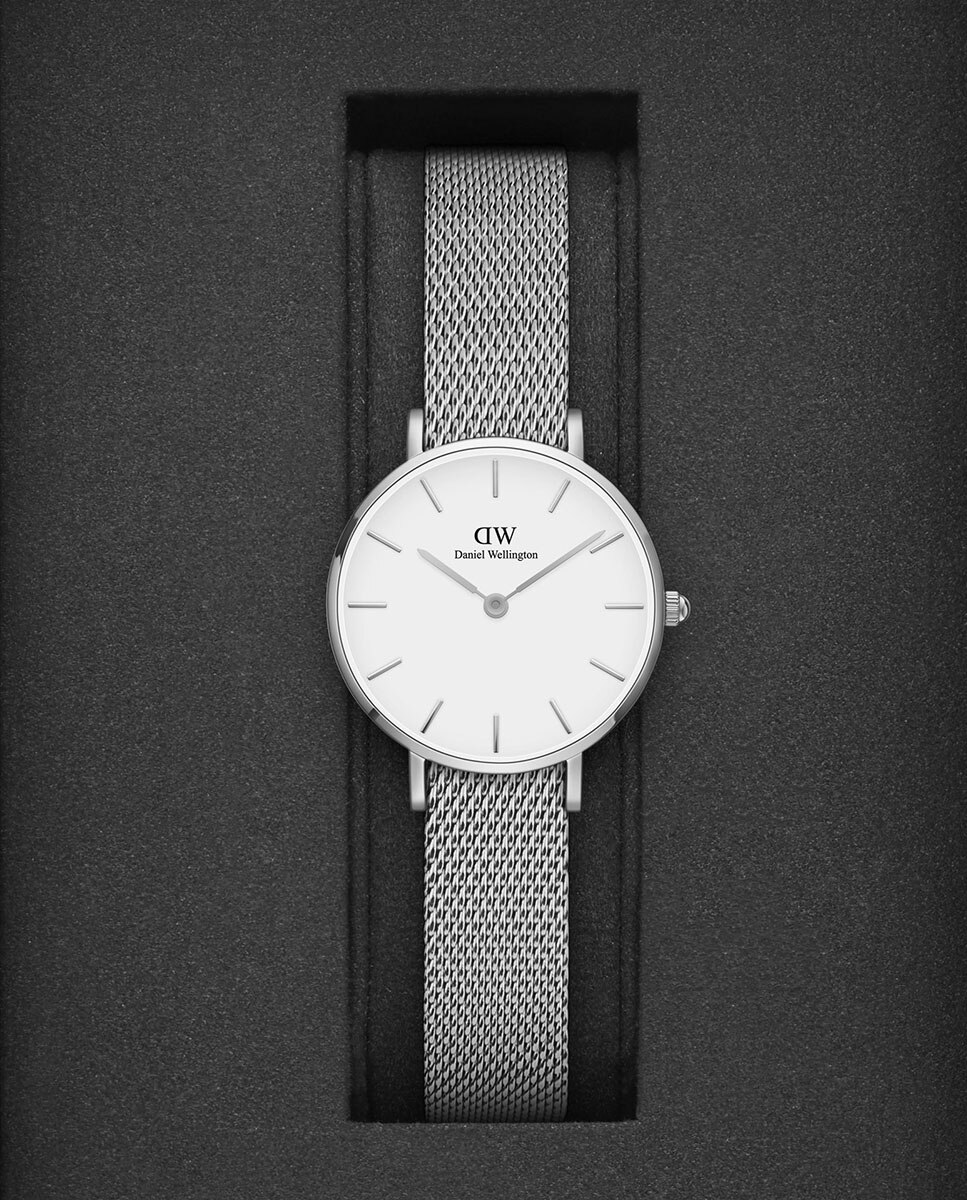 Imagen 3 de Reloj de mujer Petite Mesh DW00100220 de malla de acero - Daniel Wellington - Plata Plata