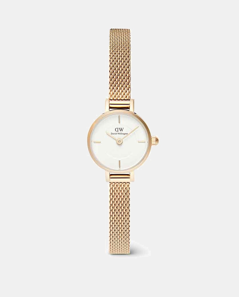 Imagem 0 de Relógio Petit Mini DW00100745 de Malha - Dourado
