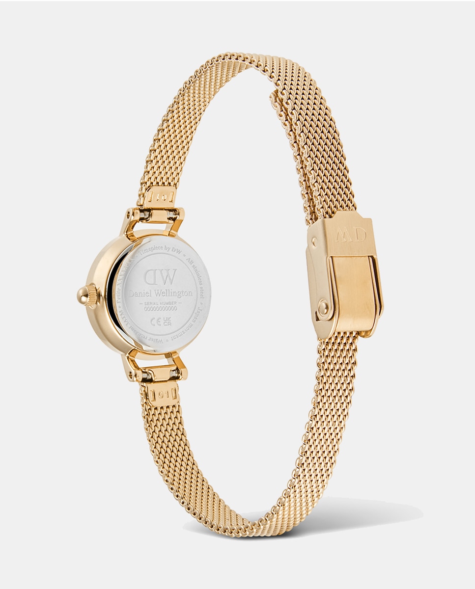 Relógio Petit Mini DW00100745 de Malha - Dourado Ouro-2