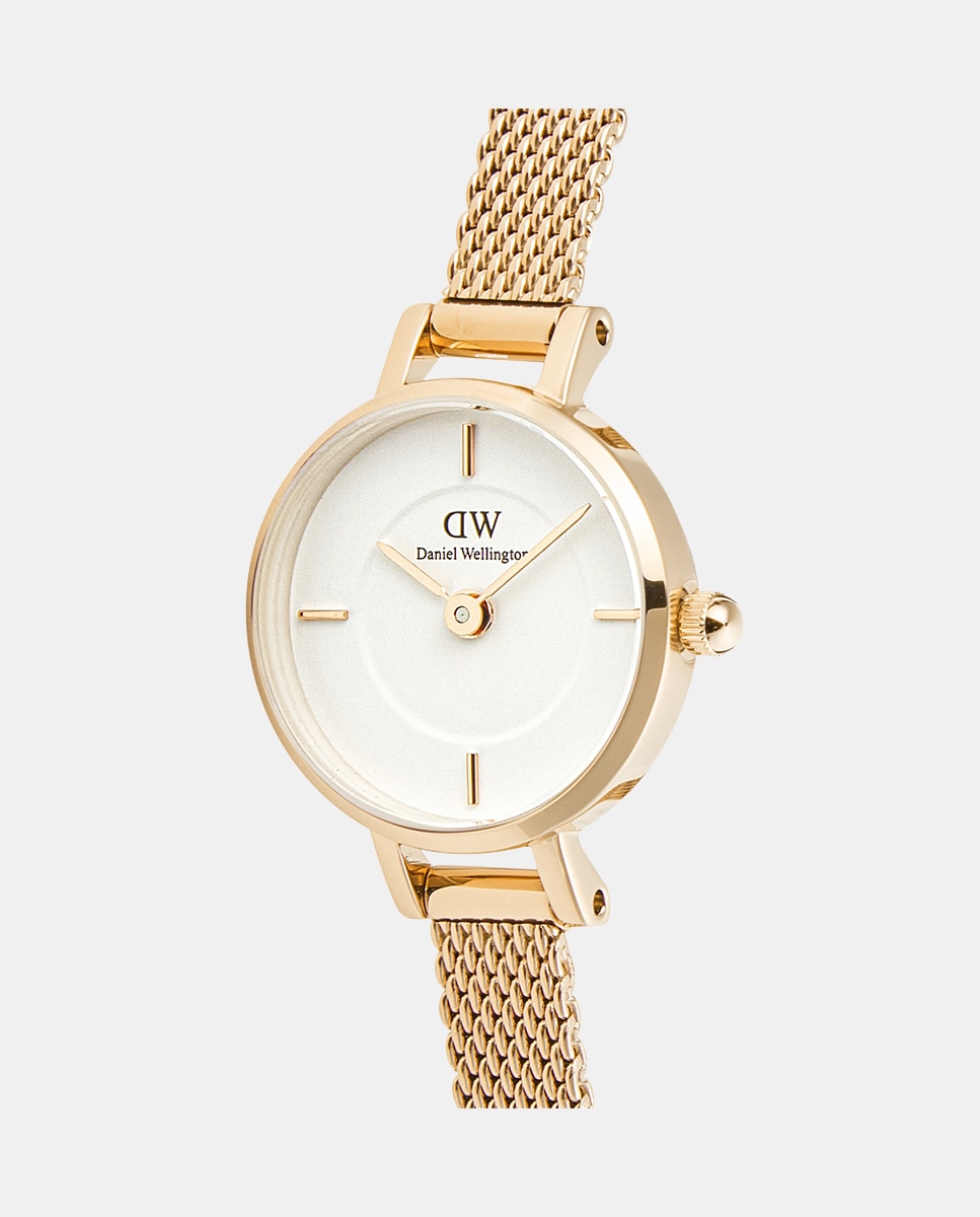 Relógio Petit Mini DW00100745 de Malha - Dourado Ouro-5