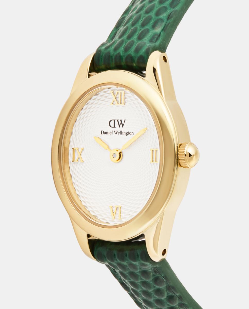 Imagen 2 de Reloj de mujer Ophelia Mini DW00100892 de piel verde - Daniel Wellington - Blanco Blanco