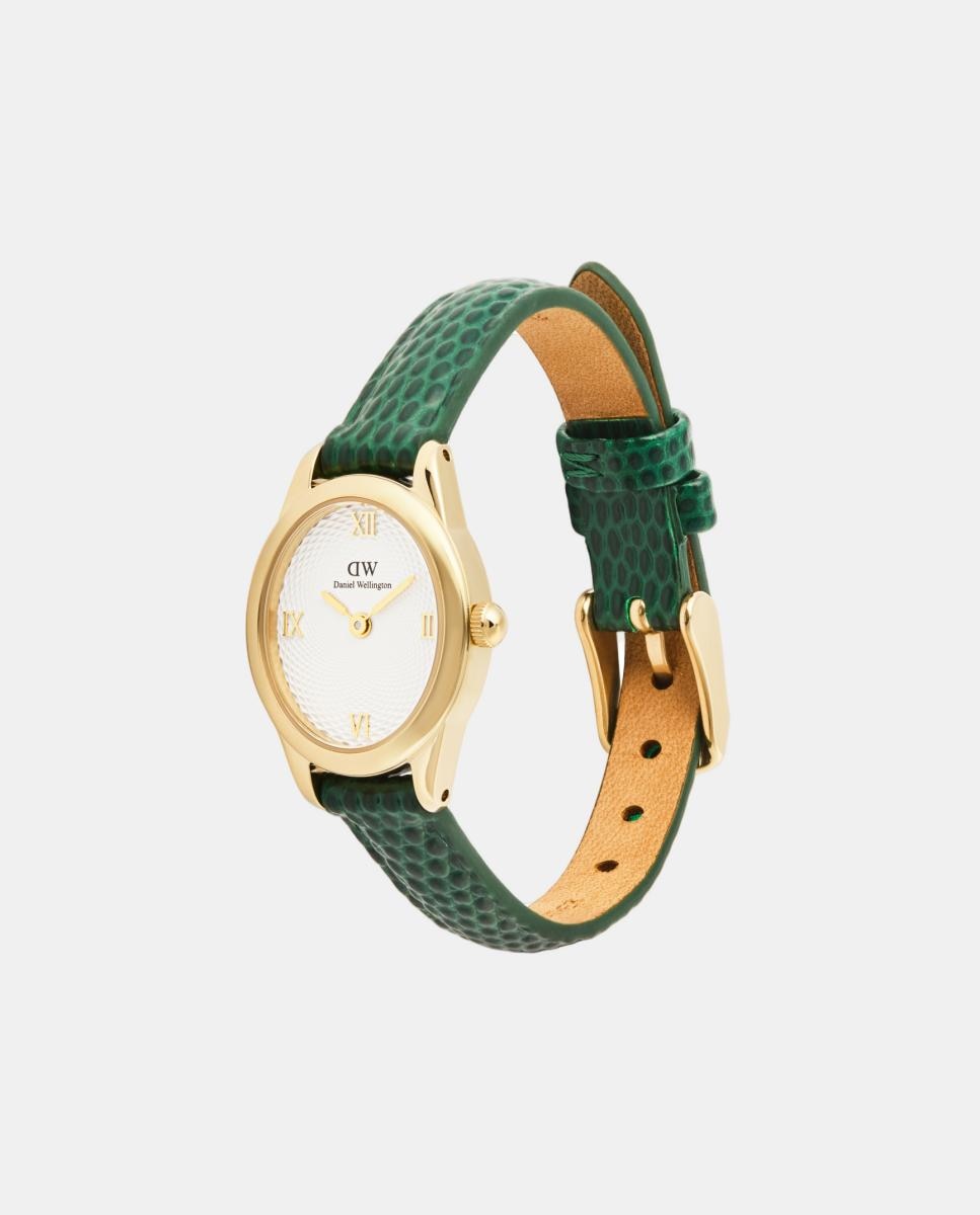 Imagen 4 de Reloj de mujer Ophelia Mini DW00100892 de piel verde - Daniel Wellington - Blanco Blanco