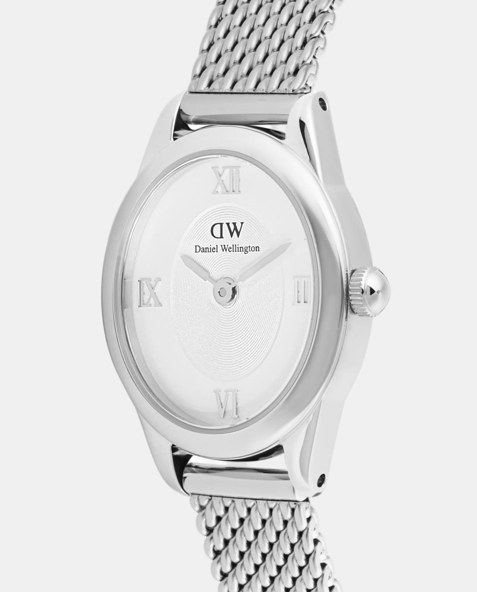 Relógio Ophelia Mini DW00100938 em malha de aço Branco-4