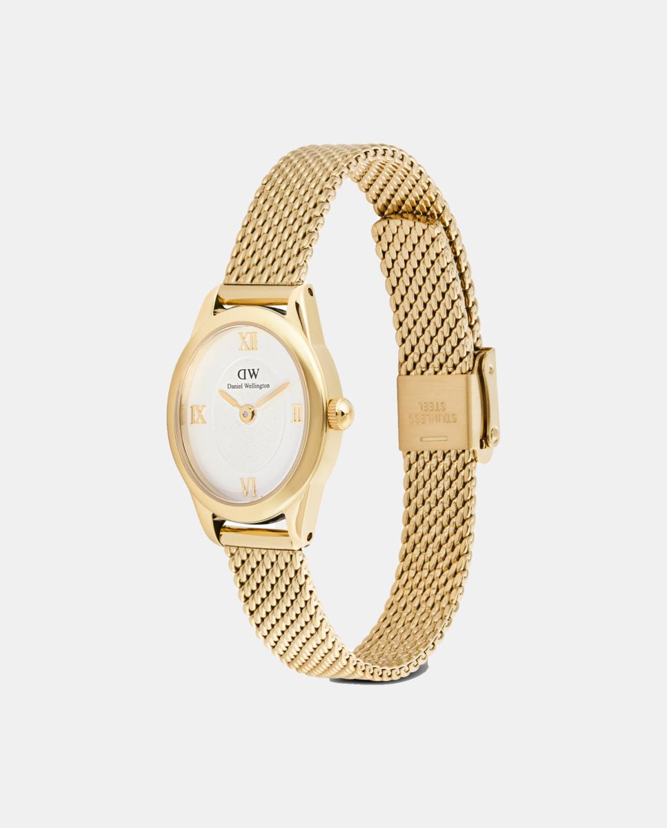 Relógio Ophelia Mini DW00100939 em malha de aço dourada Dourado-2