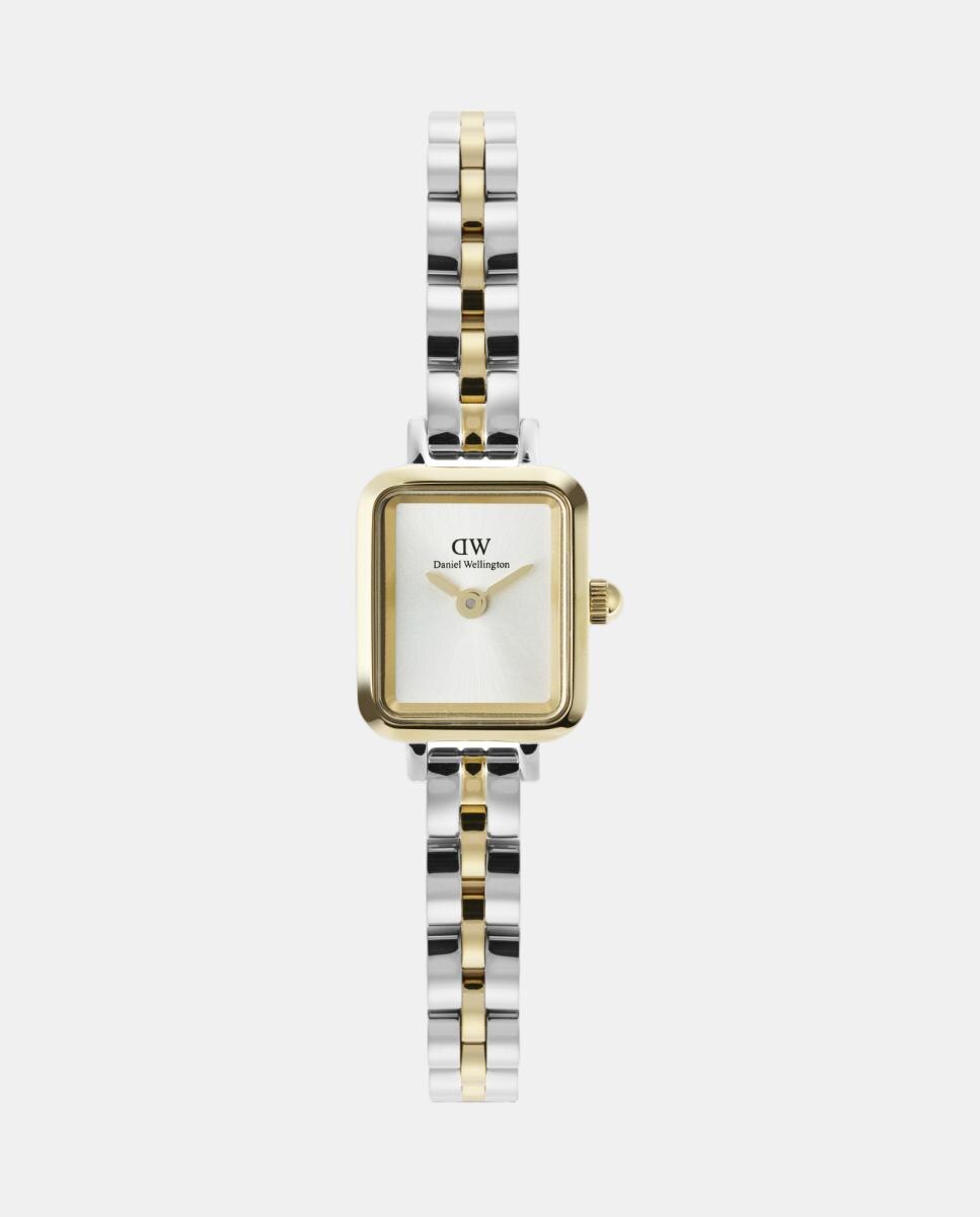 Imagen 0 de Reloj de mujer Quadro Mini DW00100925 de acero bicolor Blanco