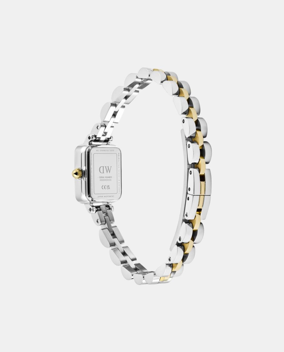 Imagen 2 de Reloj de mujer Quadro Mini DW00100925 de acero bicolor - Daniel Wellington - Blanco Blanco